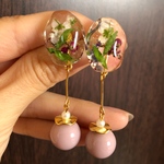 クラシックフラワーピアス[送料無料]