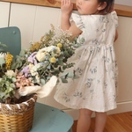 【８０サイズ】＊花柄　フリル　ワンピース＊