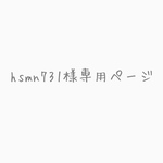 hsmn731様専用ページ