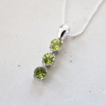  SILVER925　peridot necklace[kgf3272]