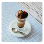 限定 ミニチュア シンプルチョコレートパフェ