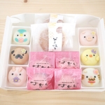 - お花あつめ和み菓子セット - 銘菓すだち・どら焼きと選べるキャラクターまんじゅう箱詰め12個入