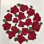 NO.461 ✨ローズレッドの八重紫陽花／押し花素材