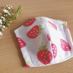 【平日のみ翌日発送✩.*˚】いちごマスク 子ども用 1枚 handmade