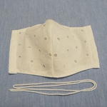 薄くて軽い、マスクカバーキット（ 白レース）