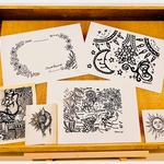 konomiの塗り絵　ポストカード5枚組