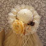 【オーダー品】SDMサイズ  帽子(黄色花中心)