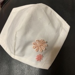シンプル花「大小」ピンク