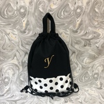 イニシャル刺繍入り　ナップサック  お着替え袋♡