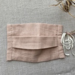 ⭐︎ ダブルガーゼ　マスクキット　ペールピンク色　婦人用　プリーツ型　マスク専用ゴム付き　⭐︎ 送料84円　⭐︎