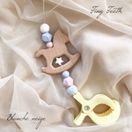 Tiny Teeth™️ 本部ロゴ入り　レモンイエローのシューズクリッパー