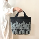 トートバッグ  *⚮*  land theater charcoal × light blue *⚮*