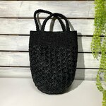 模様編みの夏用バッグ