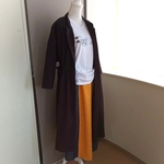 スタンドカラーワンピースシャツ🎵ハンドメイド