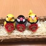 端午の節句♡インコちゃん用♡金太郎前掛け（赤）