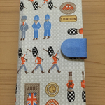 77)【送料込】iPhone6手帳型ケース(ロンドン)