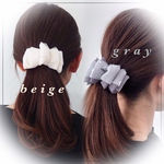 バナナクリップ アーチ型【marshmallow ribbon♡】
