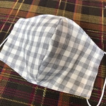 チェック柄大人用マスク