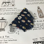 仮置きマスクケース立体マスク用　　　すしねこちゃん（ネイビー）