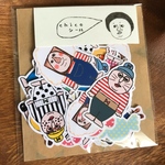 フレークシールはらまきさん1