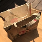 カルトナージュ【お洒落な花柄♡トートバッグ】小さめサイズ