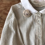 刺繍ブローチ