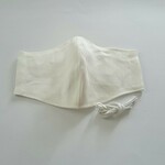 【メンズサイズ】これからの季節に♪リネンのシンプルな立体マスクキット/大人/白
