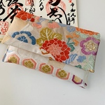1番人気❤️菊花亀甲文様の御朱印帳ケース(大)