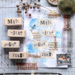 【スタンプ】Monthly stamp set 2　商品No.24MS2