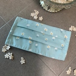 ハンドメイド　プリーツ型　ポケット付きマスクパーツ　布マスクパーツ