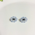 蜘蛛の巣グモのピアス