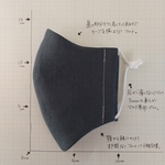 ダークグレー×グリーン　立体マスク インナーマスク  マスクカバー キット