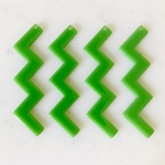 Green Lightening Shaped Pendant Tops