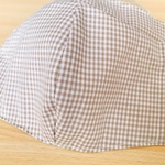 《再再販☆大人気》コットン 大人用立体インナーマスク(ベージュチェック)