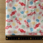《送料込み》＊ ダブルガーゼ ＊かわいい🍬あめちゃん柄＊52×24☆