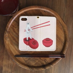 ◉受注制作◉手帳型iPhoneケース「yamyamシロクマ」