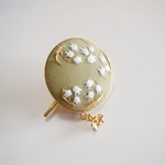 【在庫あり】刺繍　ポニーフックㅤすずらん