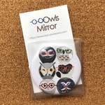 メガネフクロウ  缶ミラー