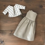 リカちゃん服　ワンピースとジャケットのセット