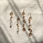 淡水パール大ぶりピアス【イヤリング変更可能】