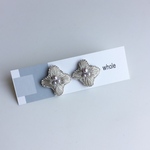 hanaピアス（silver× gray）