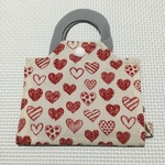 外した時用のマスクケース(大きめサイズ)『ハート💕いっぱい』