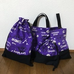 【再販】★入園、入学★レッスンバッグ、お着替え袋、シューズ袋、巾着セット
