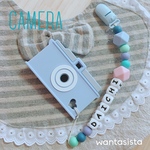 名入れシリコンホルダー【カメラ歯固め付きはオプションより】♡wantasista★丸洗い可能★ラッピング無料