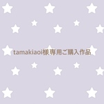 tamakiaoi様 親子で使えるインナーマスクブルー系フラワー
