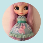 ラビットワンピース&ニーハイソックス♡Blue