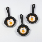 ミニ目玉焼きねっこねこストラップ