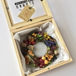 ドライフラワーときのみのリース  ボタニカルリース