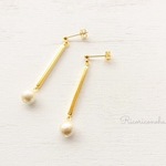stick × cotton pearl pierce