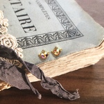 送料無料✴︎アレルギー対応✴︎heart wing jewel クリスタル オーロラ♡ピアス・イヤリング